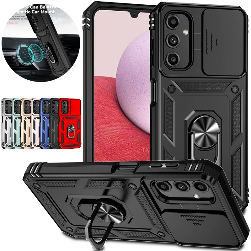 Per Samsung Galaxy A14 A14 5G Custodia Armor Custodia Antiurto Per Auto Per Samsung A 14 14A 5G Slide Camera Proteggi La Cover Posteriore