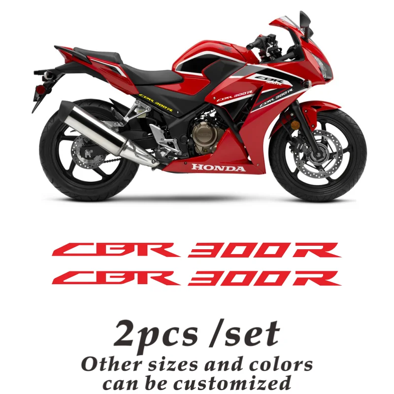 

New Motorcycle Bicycle Fuel Tank Sticker Wheel Helmet Motorcycle Waterproof Fairing Logo Honda cbr300r CBR 300r