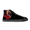 Horror Movie Childs Play Chucky Halloween Gothic Casual Cloth Shoes High Top Comfortable Breathable 3D Print Men Women Sneakers 4