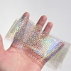 100cm Clear Laser Heart Nail Foils Holo Heart Beam Foil Paper For Nial Art Decoration Tools Hot Stamping Transfer Foil Sticker 3