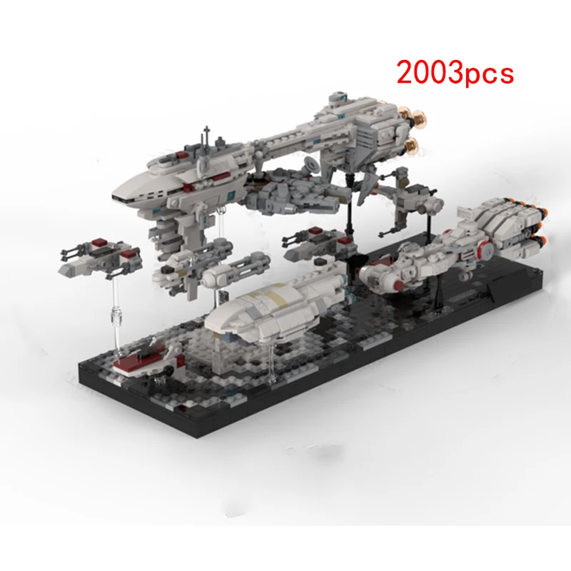 

Spot MOC-71664 miniature three-dimensional model battle small particle assembled building block model toy