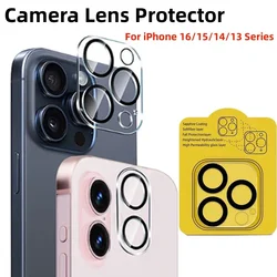 Luxury 9D HD Camera Lens Tempered Glass Protector - Anti - Scratch Back Cover for 3PCS (iPhone 15)