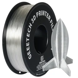 Geeetech Premium PLA Filament - 1kg Spool, 1.75mm, High Precision, Free Shipping (Transparent)