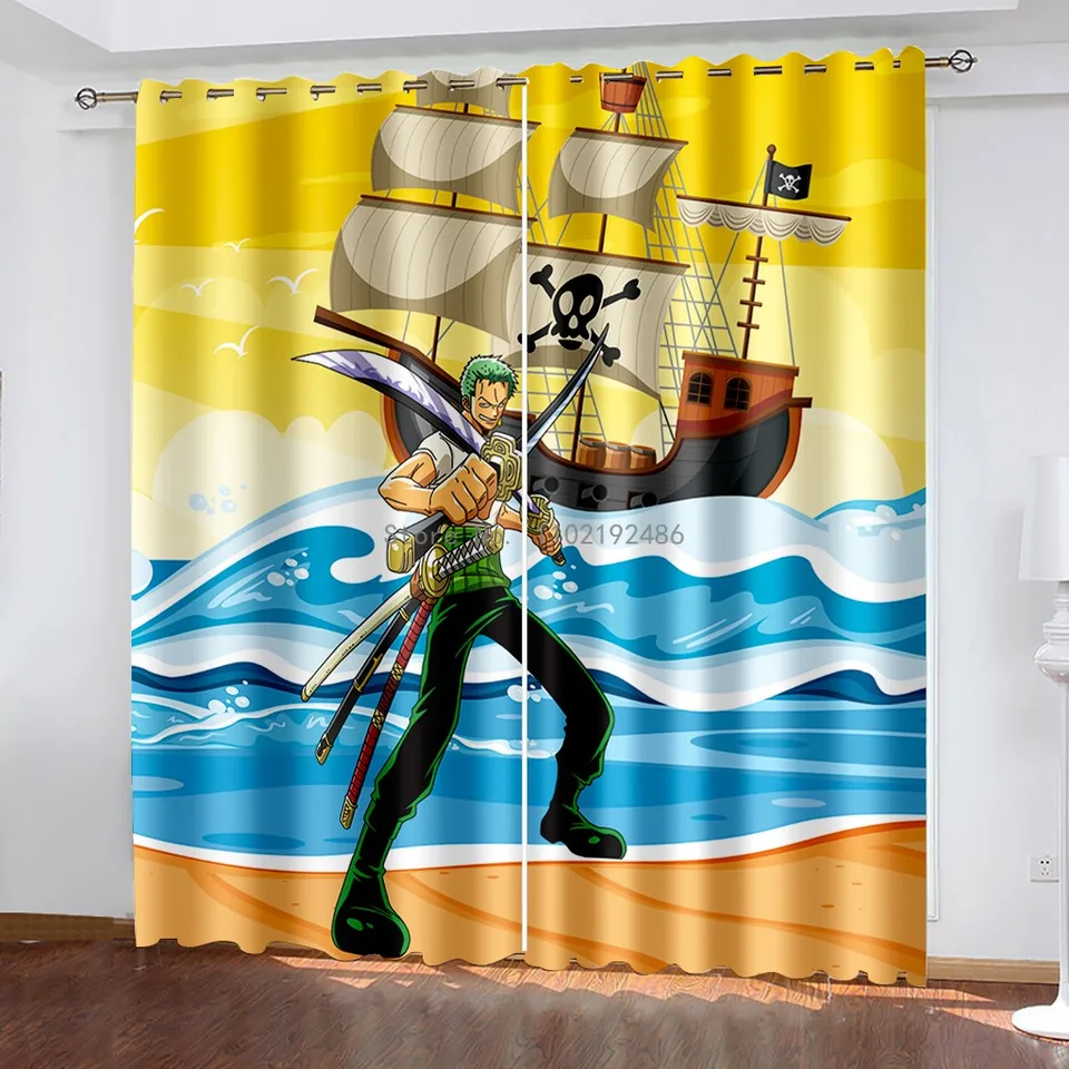 One Piece Anime Beach Towel - Luffy, Usopp, Nami Design, 100% Cotton 70x140 Cm Large Towel For Beach Or Bath