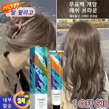 흰머리 비표백 염료 크림, 해즐넛 애쉬 다크 브라운 크림
