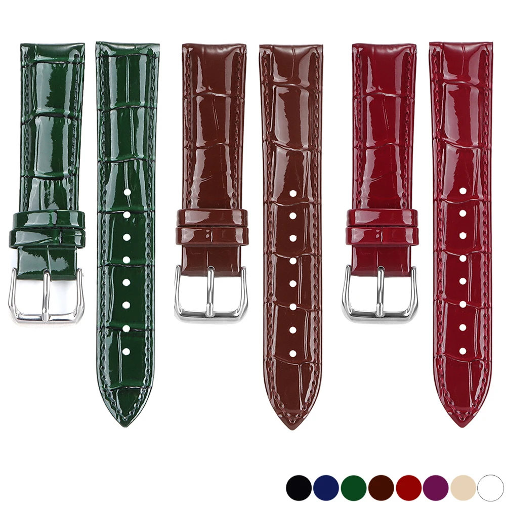 Premium Leather Watch Strap - Universal Replacement for Men & Women, Multiple Size Options Available