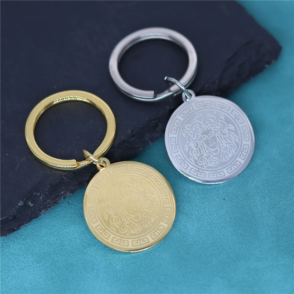 Collana Chandler Medusa mologia greca simbolo greco antico Medusa Pagan Dainty Charm Medusa Charm ciondolo in acciaio inossidabile  36