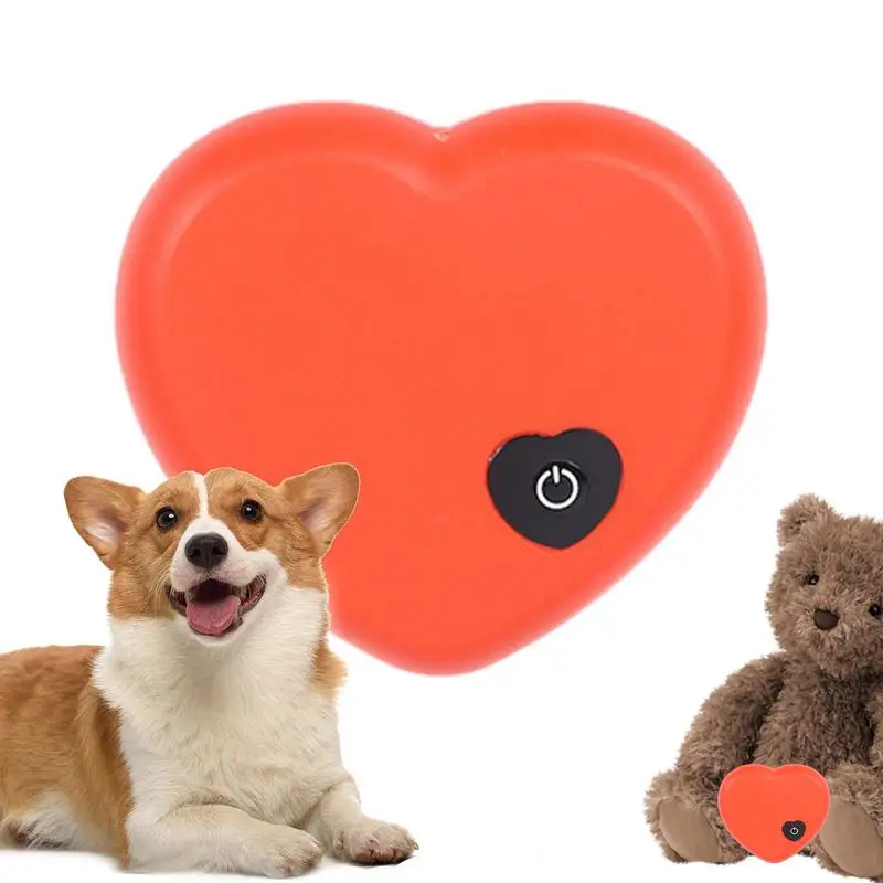 

Soothing Pet Dog Heartbeat Pet Toys Puppy Behavioral Training Aid Heartbeat Toy For Smart Dogs Cats Separation Anxiety Toy