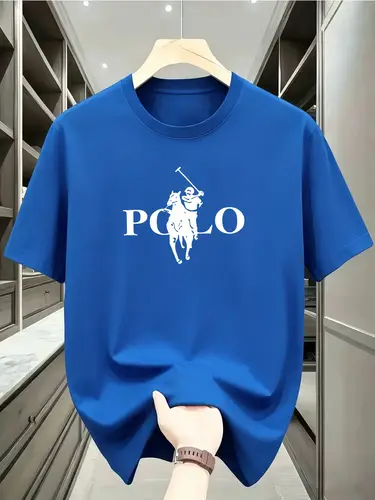 Men's Summer Simple and Fashionable Casual Business Short Sleeved T-shirt Round Neck Solid Color Sports Quick Drying Top - Image 7