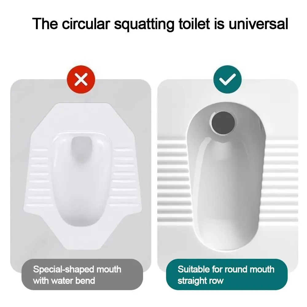 Squatting Pan Anti-smell Plug Useful Toilet Squatting Pit Smell Stopper Toilet Fitting Bathroom Accessories Anti-Odor