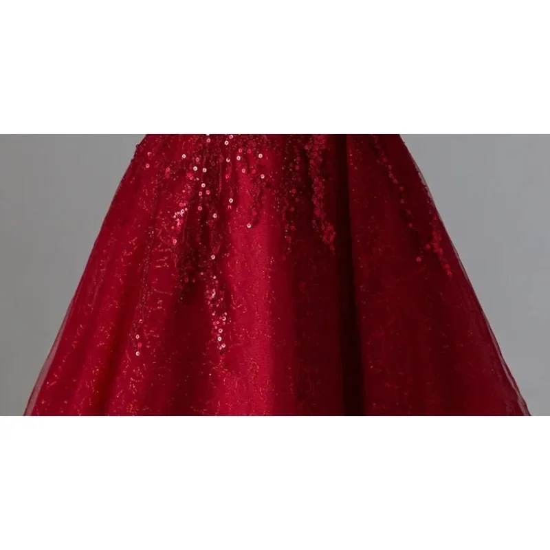2026 New French Bridal Toast Dress Women's Slim Fit Off-Shoulder Evening Engagement Dress for Female Party Banquet Host 4