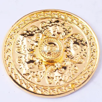 ONE BIG Feng Shui Chinese "Zheng"-protection gold chinese coins Bat- Lucky Coins Y1024