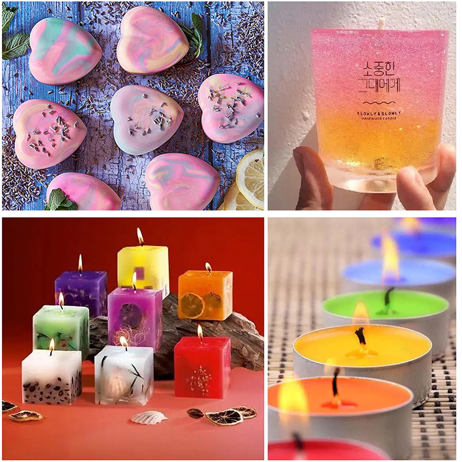10ml 20 Colors Candle Dyes Dyeing Pigment Liquid Color Essence for DIY Wax Candle Mold Soap Coloring Handmade Crafts Resin