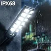 High Power Solar Lights Led Lights Outdoor Most Powerful Outdor Solar Lamp 3 Mode Remote Control Waterproof Garden Street Lamps 5