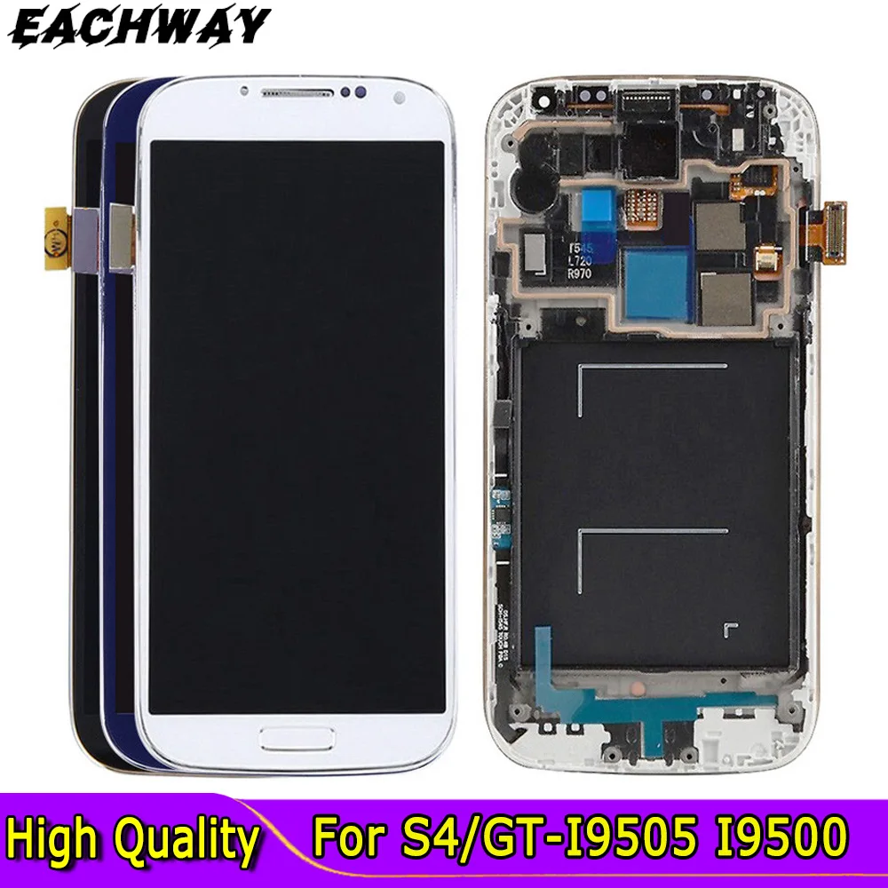 

Hight Quality For Samsung Galaxy S4 LCD Display GT-I9505 I9500 I9505 I9506 i337 LCD Touch Screen Digitizer For Samsung S4 LCD