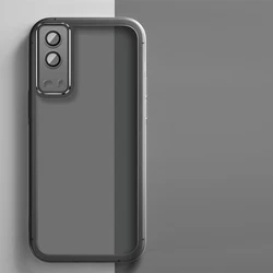 Cover posteriore in silicone con placcatura antiurto - Protezione avanzata e design elegante