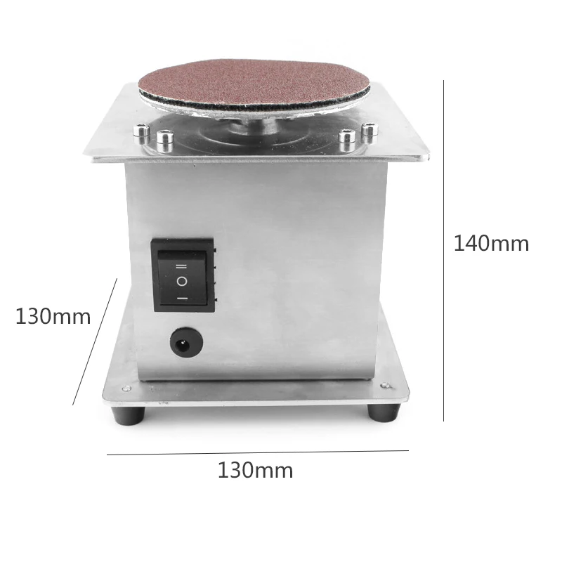 Mini Bench Disc Sander Electric Edge Sharpener 20PCS Self-adhesive Disc DIY Benchtop Sanding Polishing Grinding Machine 7 Speed electric polisher electric orbital sander