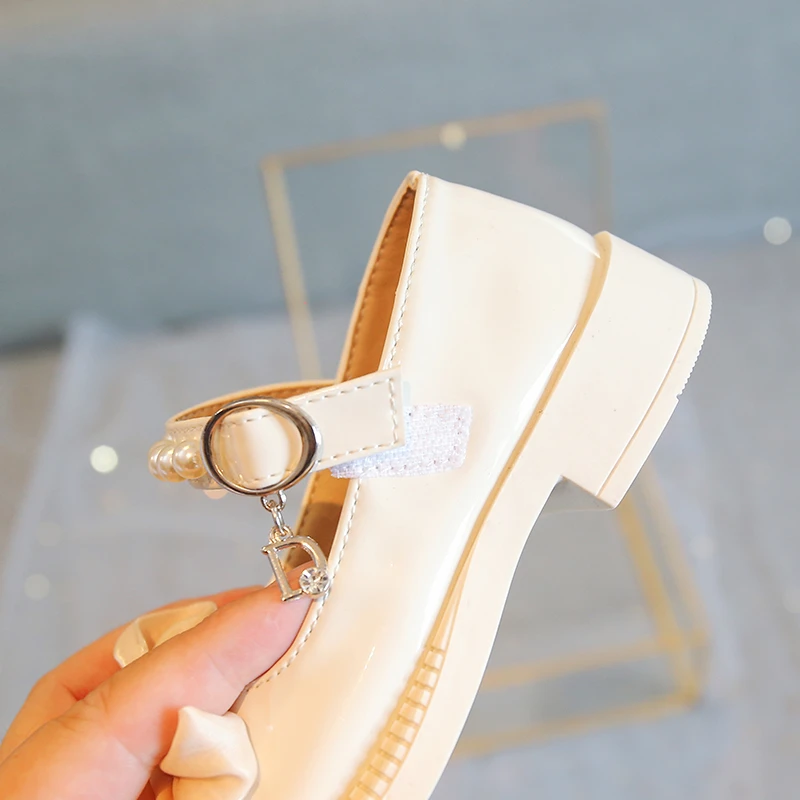 Girls Non Slip Soft Sole Dress Shoes for Autumn