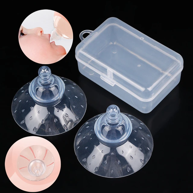 2pcs Silicone Nipple Protectors Feeding Mothers Nipple Shields Protection Cover  Breastfeeding Mother Milk Silicone Nipple