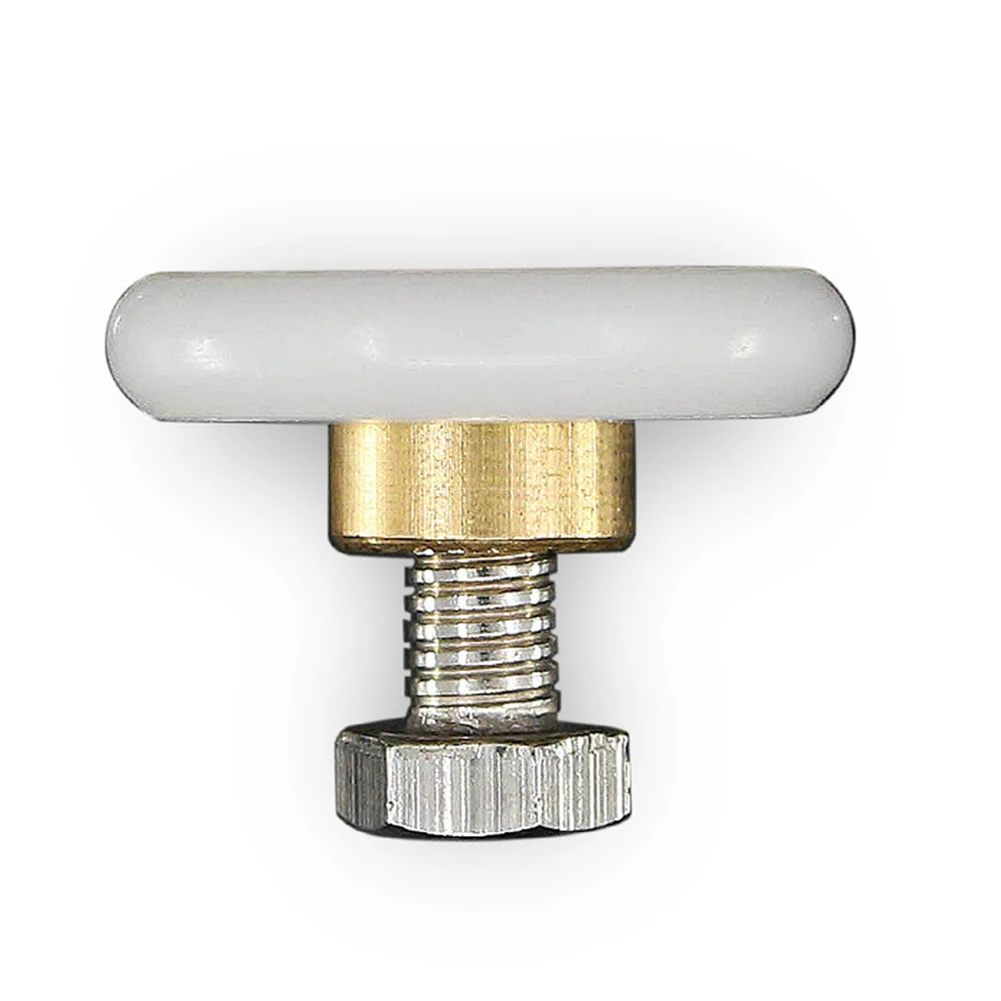2Pcs shower door rollers door roller replacement shower runner wheels 20/23/25/27mm wheel diameter 5mm hole for shower enclosures steam cabins sliding door roller shower room rollers