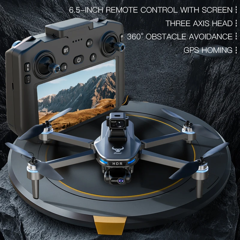 2025 Nuovo SG109 MAX2 GPS Drone Con Telecamera 8K 3-Axis Gimbal WIFI Laser Evitamento Ostacoli Schermo Remoto 5G FPV Brushless RC Dron - immagine 5