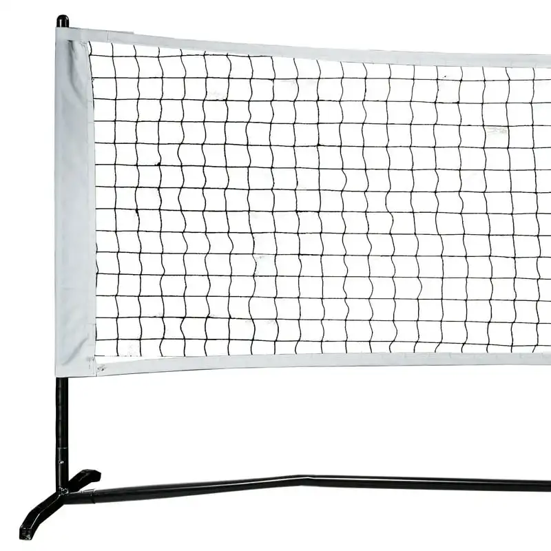

Pickleball 1/2 Court Net - 10' x 3' - Includes 10ft Wide Net, Steel Construction, Multi-Sport Use