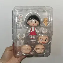Chibi Maruko Chan Anime Articulated Figure - Cute 10cm Collectible Toy Gift (No retail box)