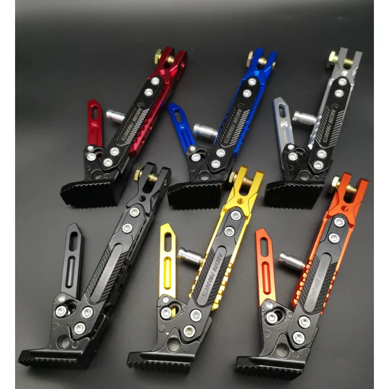 

Motorcycle Adjustable CNC Metal Foot Bracket Electric Motorcycle Parking Foot Side Support Bracket Motorcycle Accessories