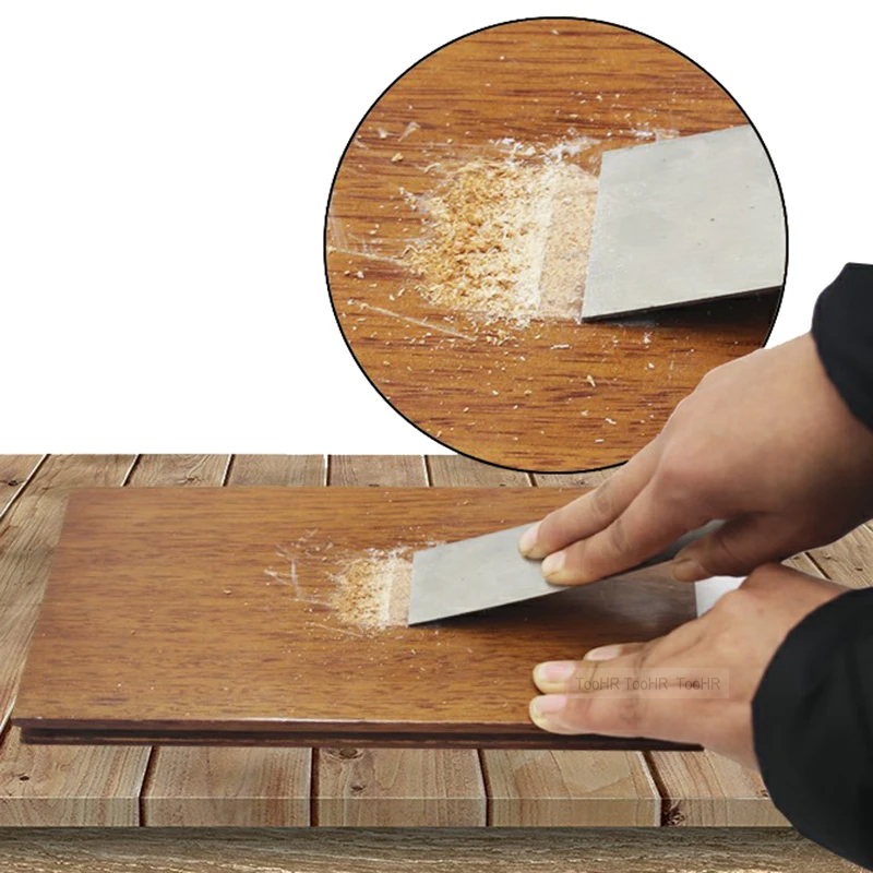

1 6 High Pcs Tools Beveled Multi-Shaped Scraper Cabinet Set 3 Thickness 1 Hardness Woodworking Scraper 0.8cm Curved Rectangle
