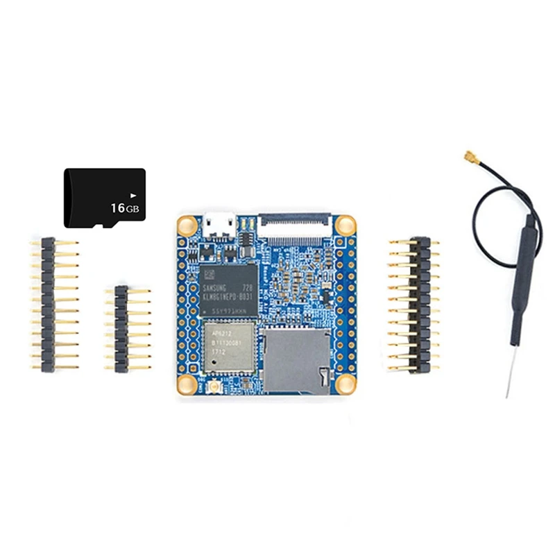 

For Nanopi NEO Air Development Board+16G Memory Card H3 4-Core 512MB+8GB EMMC Wifi Bluetooth Run Ubuntucore