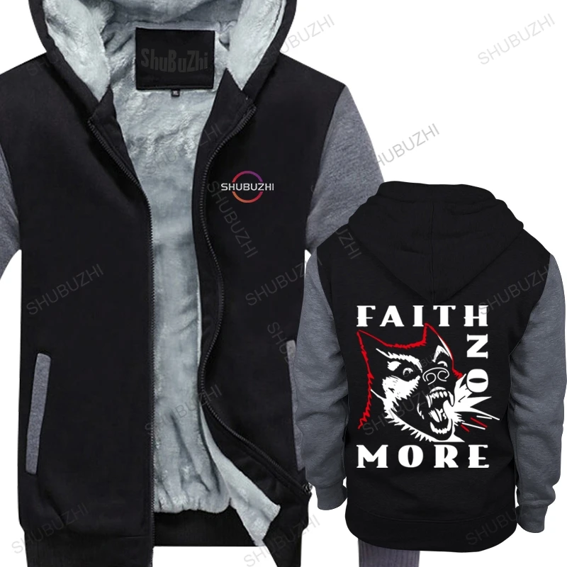 

winter flwwce hoodie zipper men brand thick hoody New hoodies black tops for men FAITH NO MORE DIGGINGAVS male High Quality coat