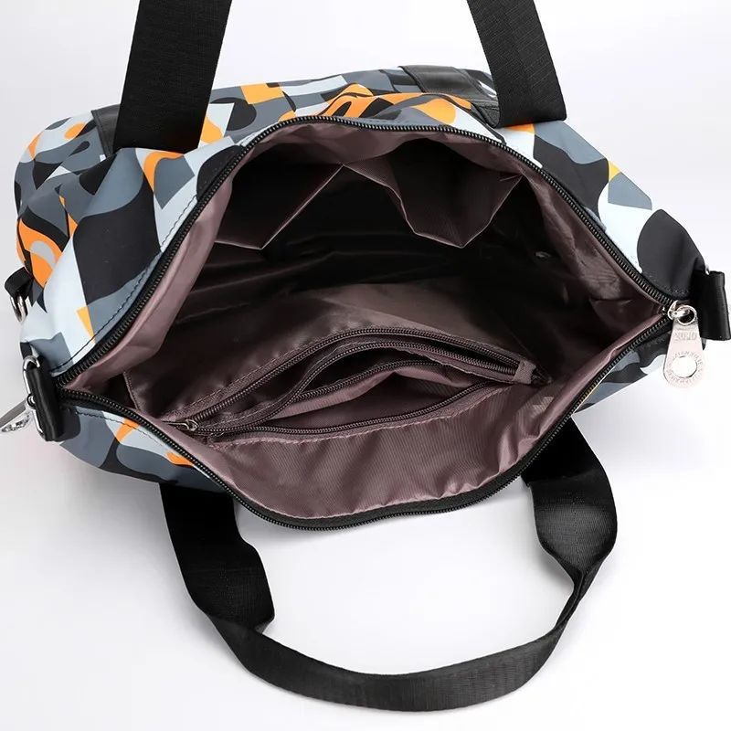 Women's Messenger Bags Waterproof Nylon Shoulder Totes Large Handbag Female Travel Crossbody Bags Top-handle Bag