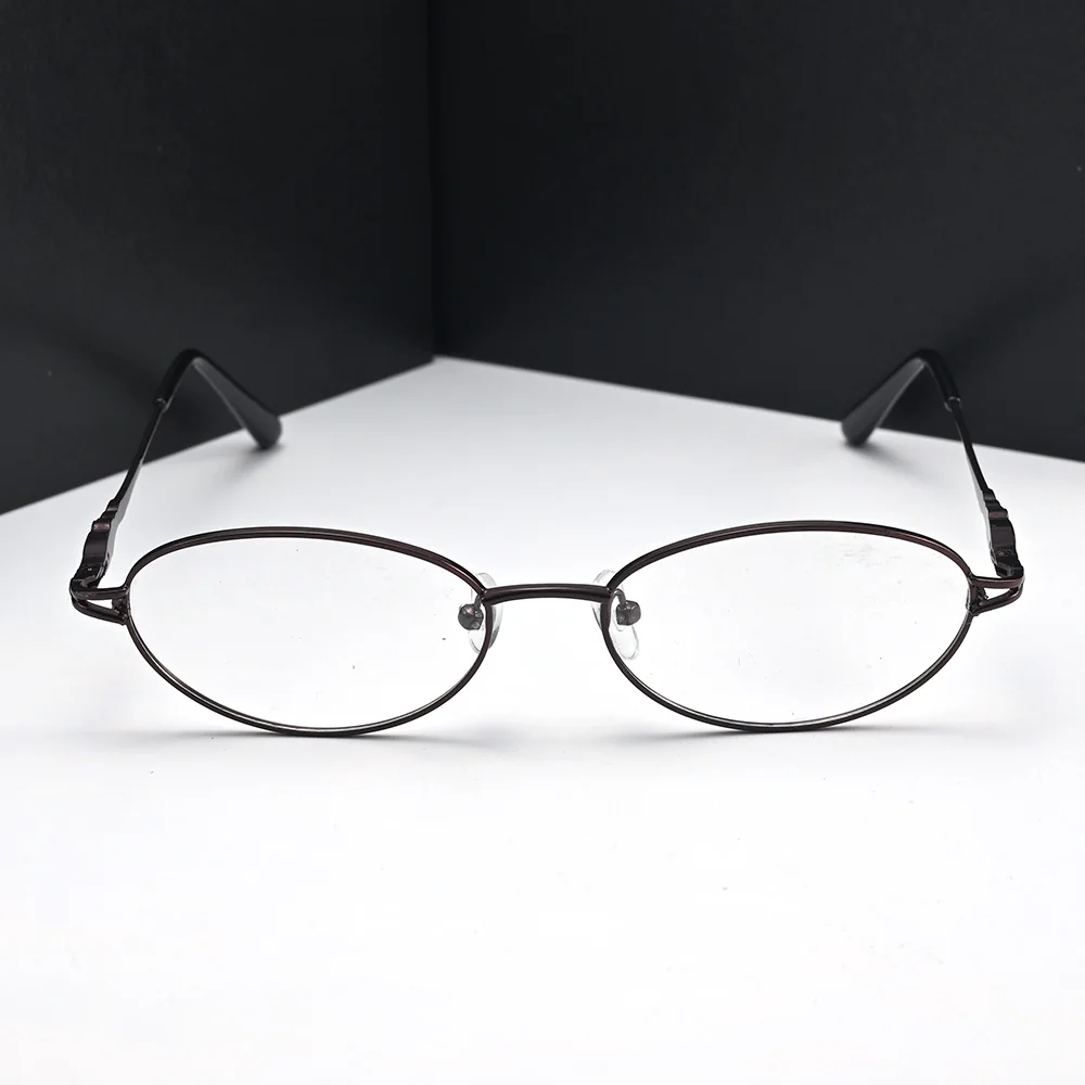 Vazrobe Oval Myopie Gläser Frauen Männliche-125 175 150 200 Frühling Scharnier Nerd Brillen mit Optische Objektiv Anti Reflexion schmale – Detail 20
