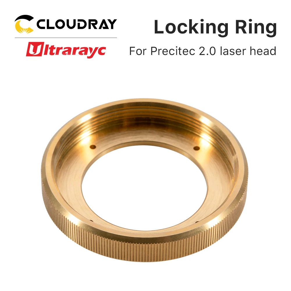 Ultrarayc 세라믹 홀더 부품 잠금 링, Precitec 2.0 파이버 레이저 커팅 헤드, 레이저 노즐 커넥터 고정 링