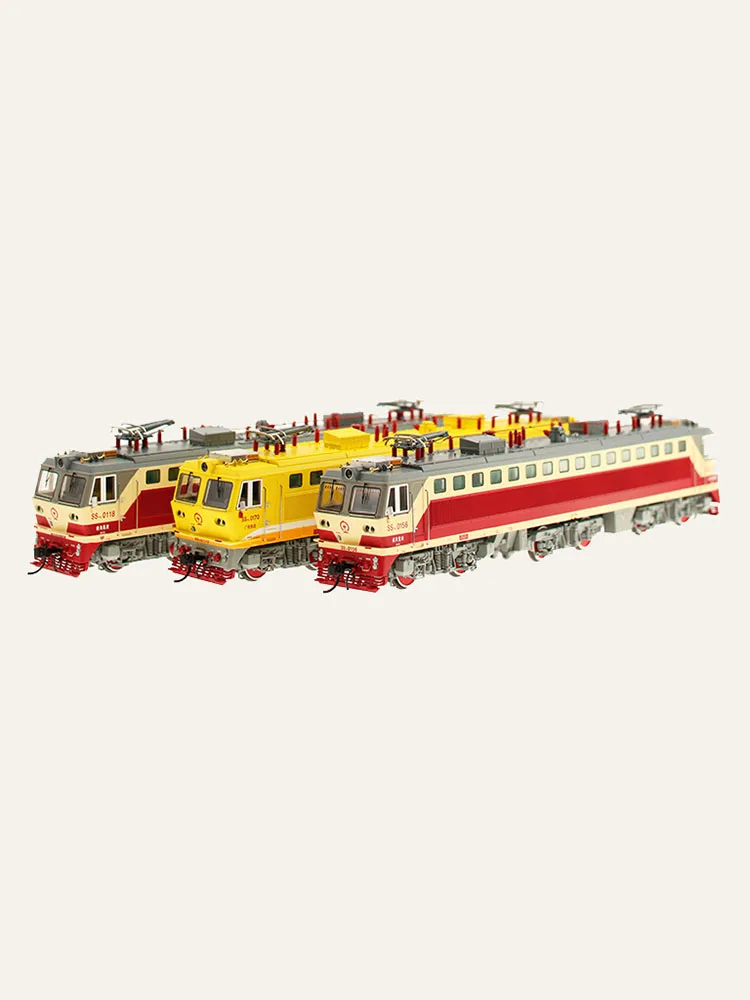 

1/87 Scale Million City China Railway HO Ratio Shaoshan SS7C Electric Locomotive Standardized Driver Cabin Train Model Toy Gift