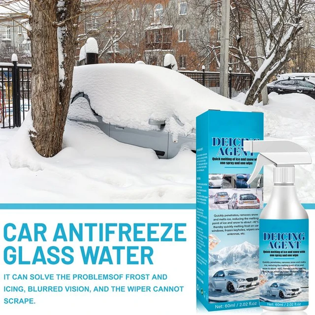 Car De-icer Spray Windshield De-icer Spray 100ml Snow Melting Agent  Prevents Re-freezing Thawing Spray Fast Acting Melts Ice And - Cleaning  Agent / Curing Agent - AliExpress