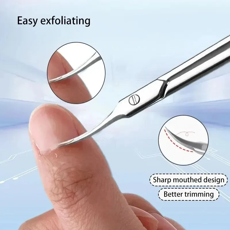 Description Picture 3 of itemErgonomic Cuticle Scissors - Professional Stainless Steel, Hypoallergenic Nail Art Trimmer, Ambidextrous Design