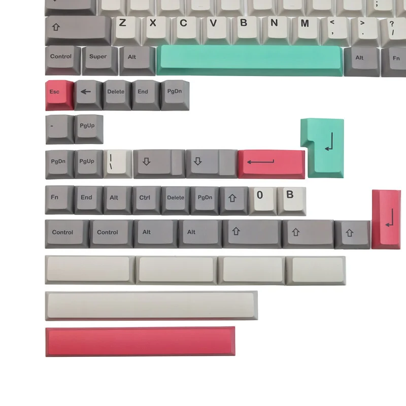 Chaves Conjunto Gmk Moderno Dolch Luz Keycaps Pbt Tintura Subbed Chave Tampões Cherry Perfil para Keychron k2 65 75 Anne Gh60 Gk64 Poker 140 - Imagem 3