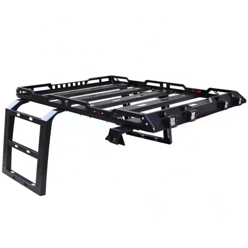 

Steel 4 Doors Roof Rack +2 Side Ladders Fit for 18-21 Jeep Wrangler JL