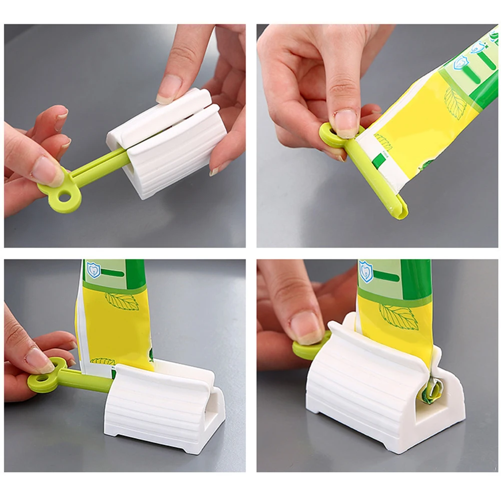 Plastic Toothpaste Squeezer Device Multifunctional Portable Toothpaste Tube Squeezer Manual Press Tools Bathroom Accessories 5