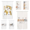 Cartoon Cat Japanese Door Curtain Noren Cute Cat Room Opaque Partition Half Curtain Cabinet Curtain Home Decor Customized Size 1