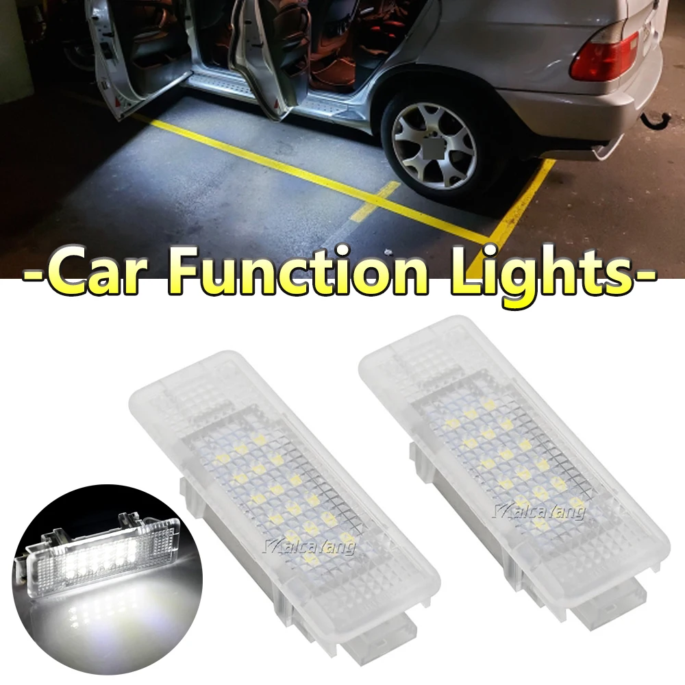 Per Bmw Serie 5 X5 E53 Z8 E52 E39 1995-2003 2 Pezzi Led Cortesia Sotto La Porta Footwell Bagaglio Luce Lampada Interni Accessori Auto