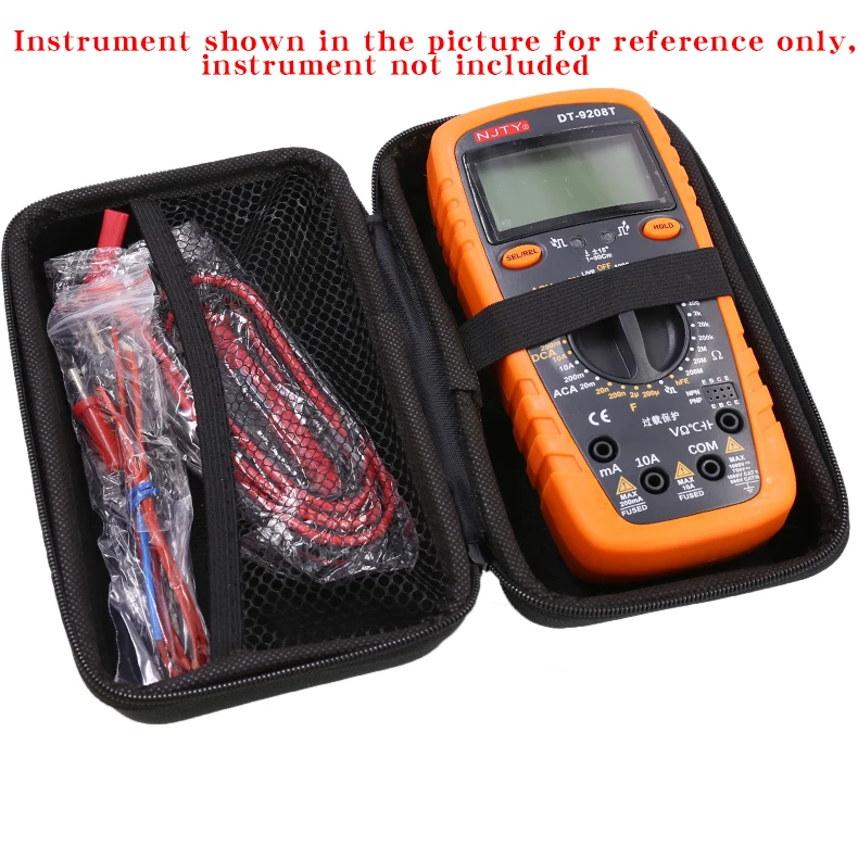 PAEKMETER Multimeter Case Multimeter Tool Kit Canvas Storage Bag Thickened Oxford Cloth Bag tool case,carry case for multimeter