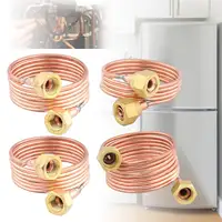 Tube de réfrigérateur bricolage tube capillaire 3mm bobine Flexible Tubes en cuivre pour armoire de réfrigération outil de matériel de réfrigérateur 4
