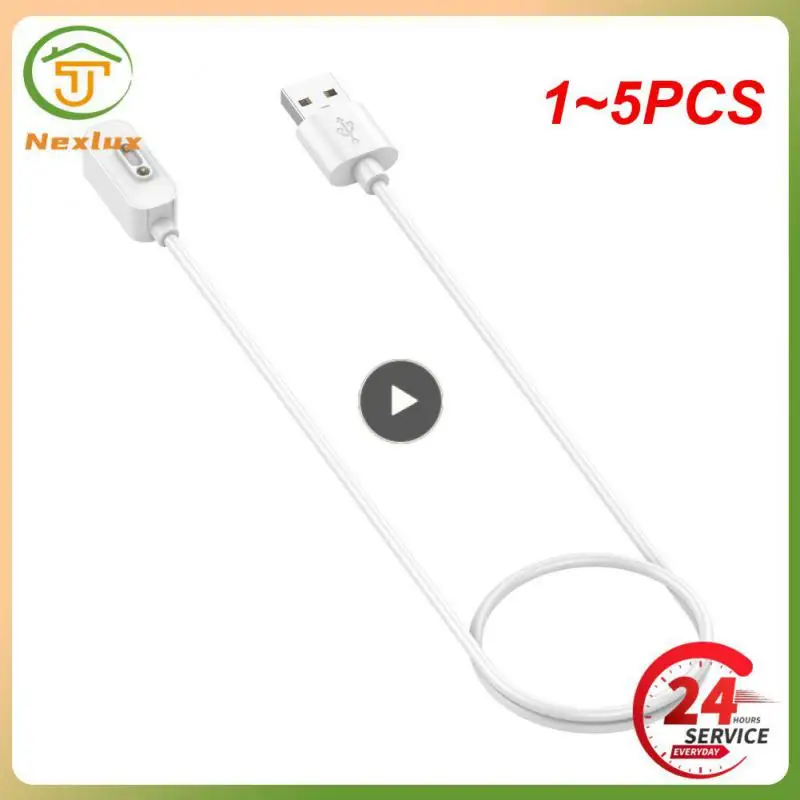 

1~5PCS Fast Charging Adapter Dock Cord Magnetic Charging Cable 5v Multifunctional Charging Cable Smart Watch Accessories Usb