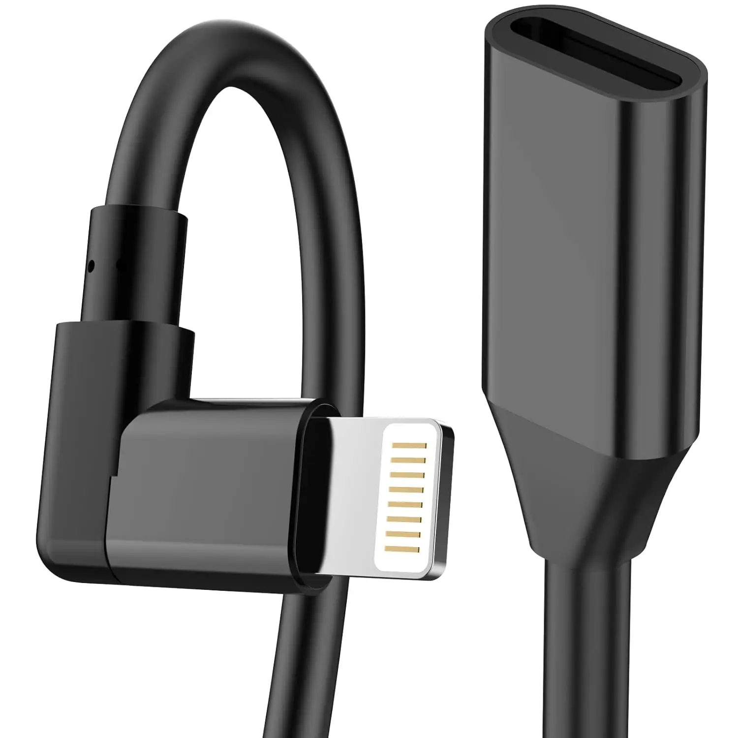 

Кабель-удлинитель для зарядки iPhone, 90 градусов, 3 фута
