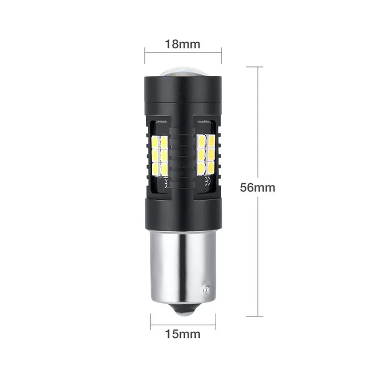 2x BA15S CANBus Free 21SMD LED DRL ְ  , Skoda Roomster Octavia MK2 Fabia II Superb II