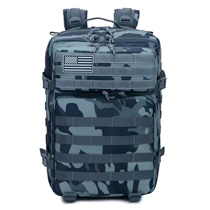 

50L 1000D Nylon Waterproof Camouflage Army Backpack Men Military Tactical Bags Assault Molle Backpack Hunting Trekking Rucksack