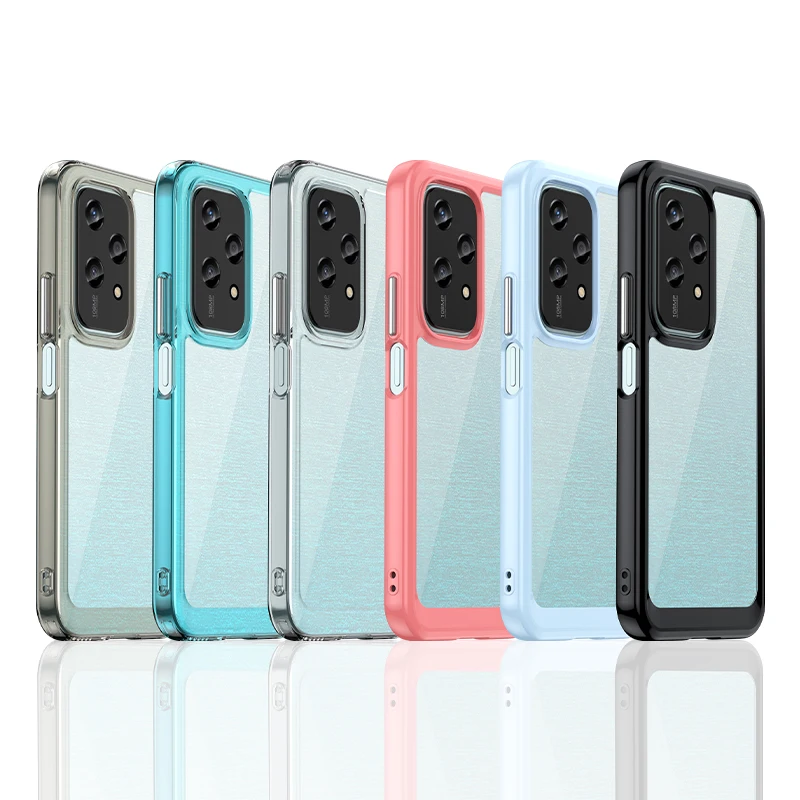 Vibrant Transparent TPU Protective Phone Case