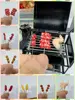 New 1/12Miniature Supermarket food simulation kabob beef sausage corn mushroom for Doll House Mini Kitchen Clay food Accessories 1